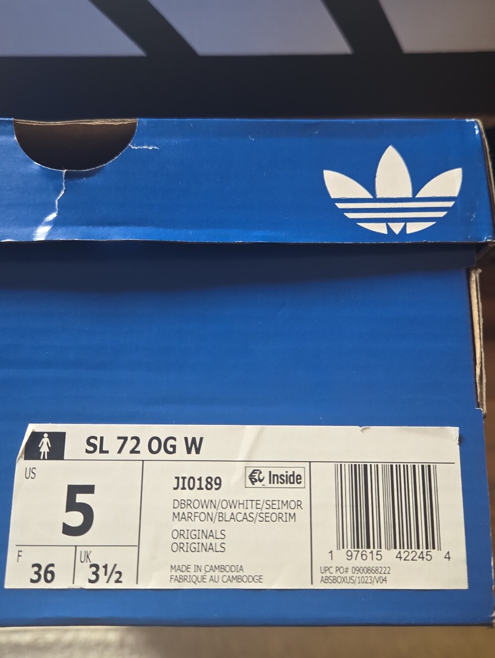 ADIDAS ORIGINALS SL 72 OG 'CHEETAH PACK' SNEAKER - Picture 5 of 8